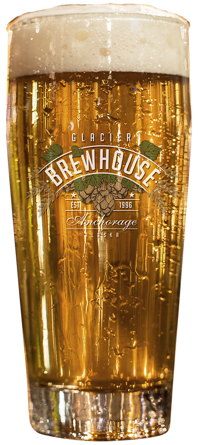 ALASKA 1996-2016 Beer Coaster ~ GLACIER BrewHouse India Pale Ale ~ Anchorage 